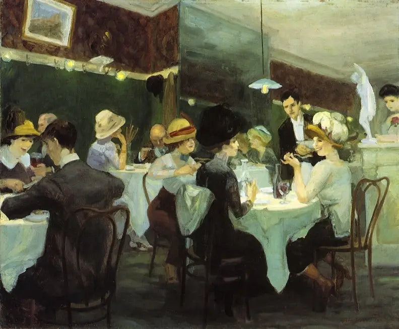 La noche del sábado de Renganeschi - John Sloan