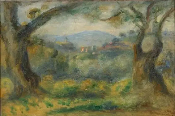 Paisaje en Collettes - Pierre-Auguste Renoir