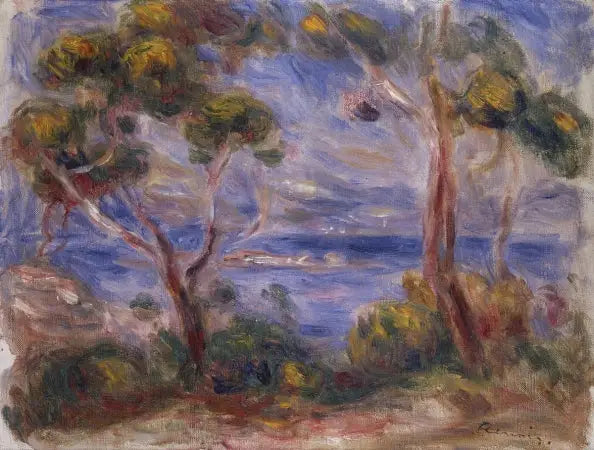 Reproduction du tableau « Pins à Cagnes - Pierre-Auguste Renoir » par Alpha Reproduction en peinture à l’huile