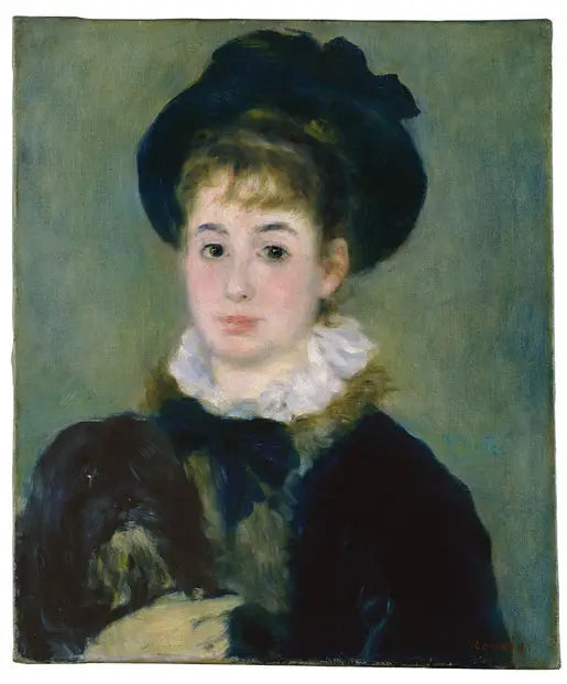 Retrato de Mme Henriot - Pierre-Auguste Renoir