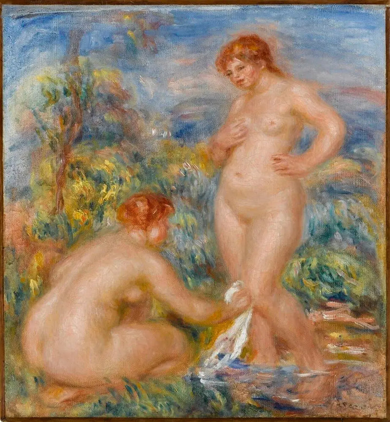 Dos bañistas - Pierre-Auguste Renoir