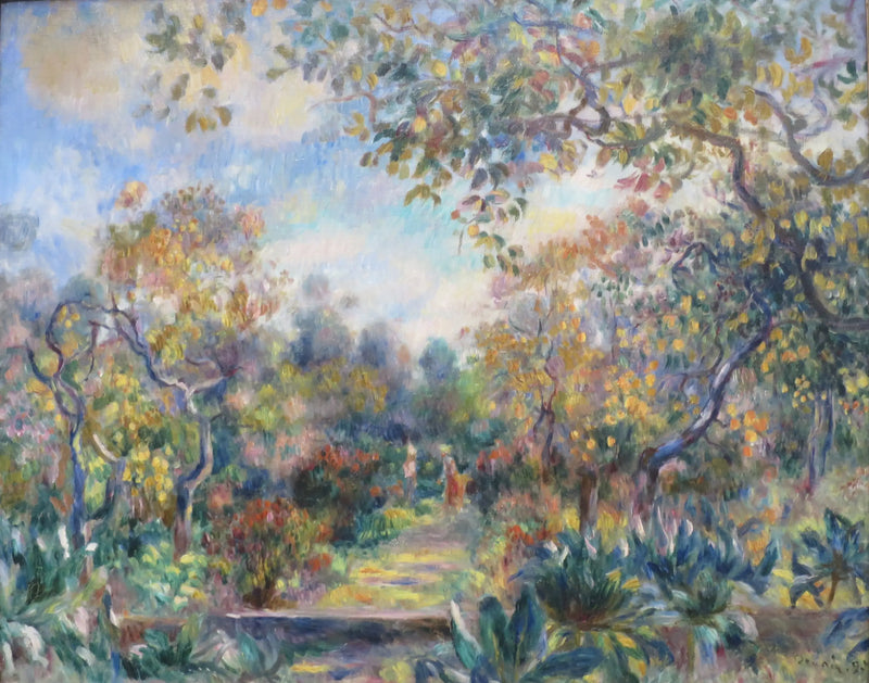 Paisaje en Beaulieu - Pierre-Auguste Renoir