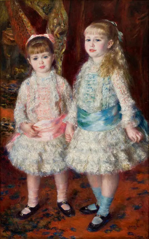 Rosa y Azul - Pierre-Auguste Renoir