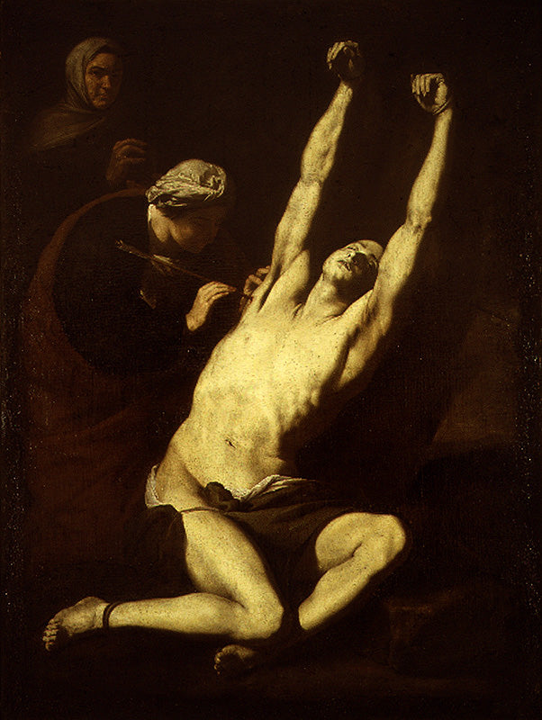 San Sebastián asistido por Santa Irene - Jusepe de Ribera