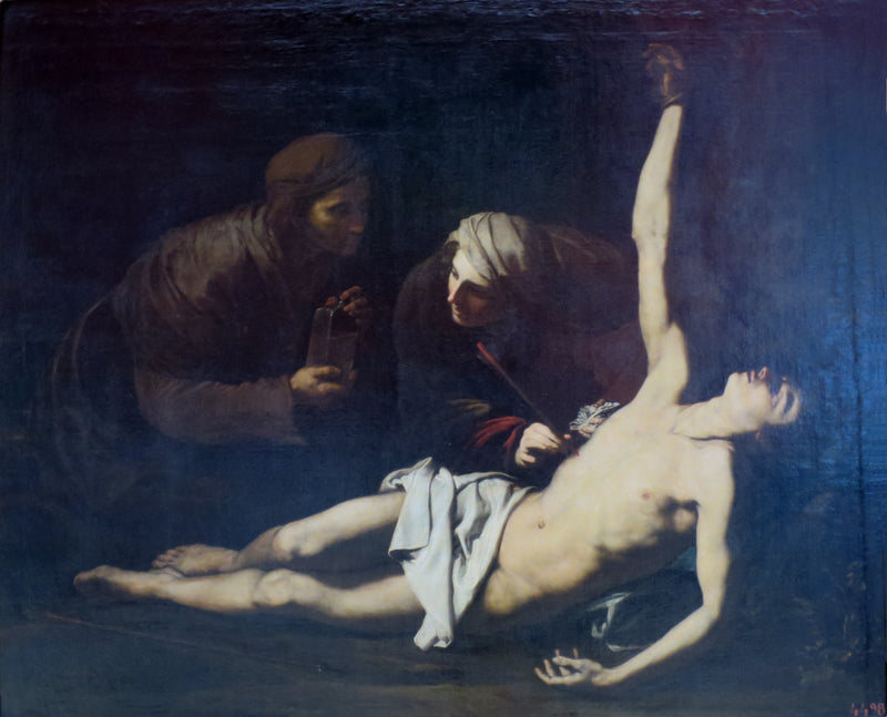 San Sebastián sanado por Santa Irene - Jusepe de Ribera