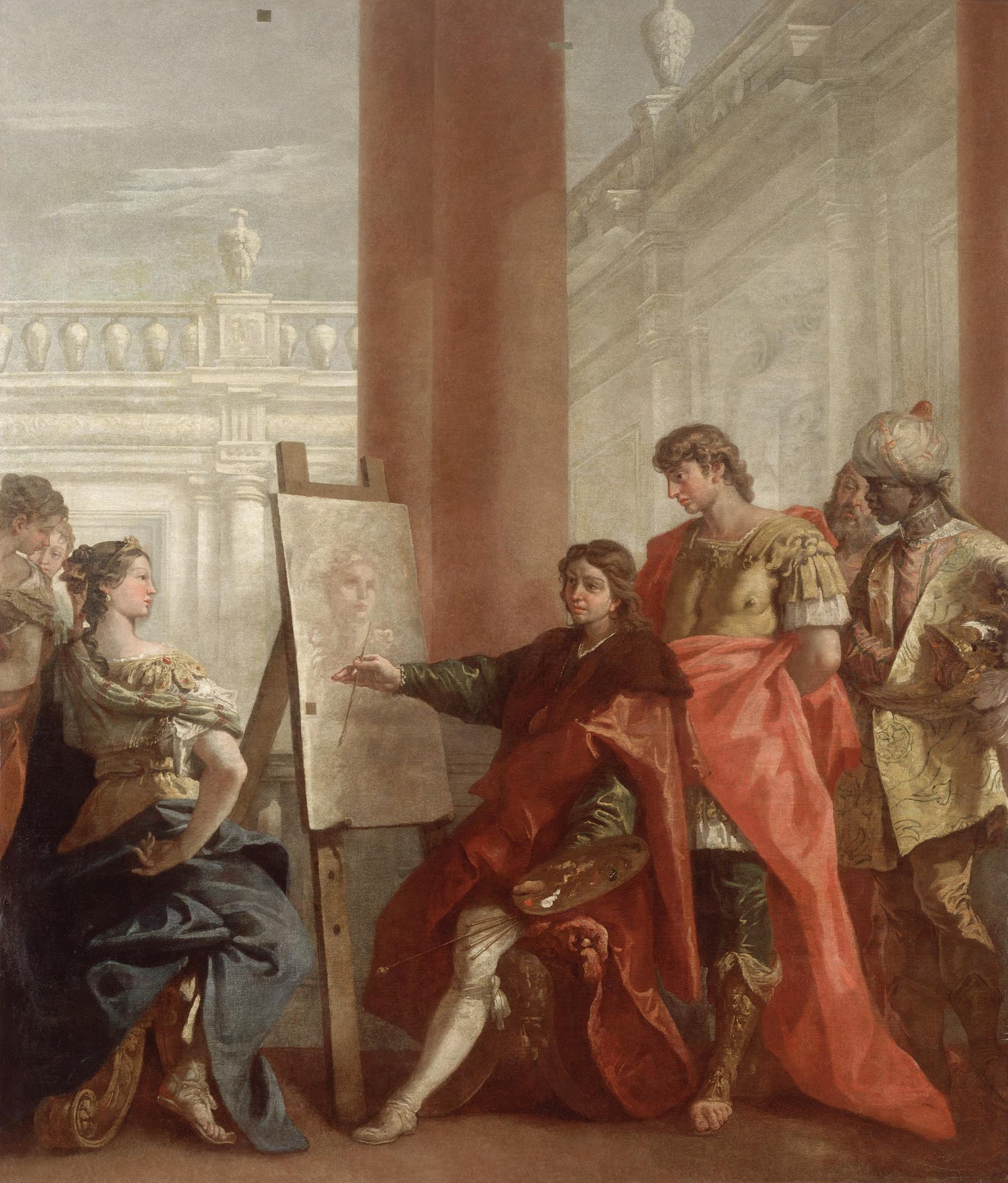 Apelles peint Campaspa - Sebastiano Ricci - Alpha Reproduction