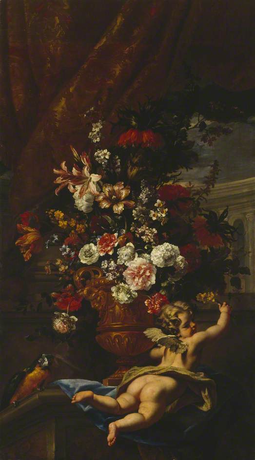 Cupidon et fleurs - Sebastiano Ricci - Alpha Reproduction