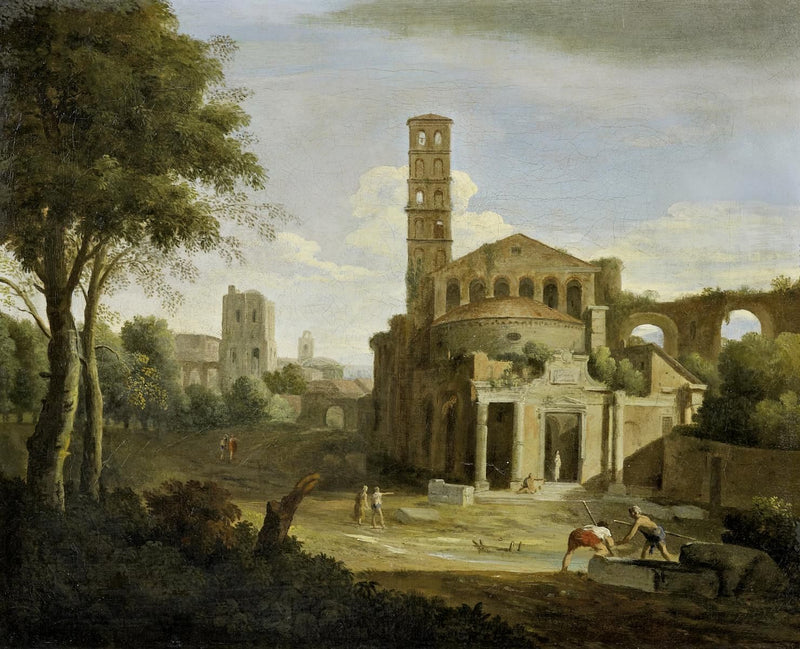 Paisaje de ruinas italianas - Sebastiano Ricci