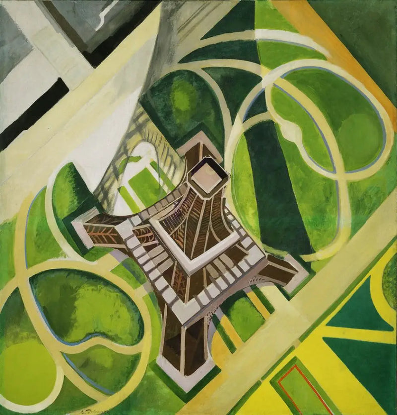 La Torre Eiffel y los Jardines del Campo de Marte - Robert Delaunay