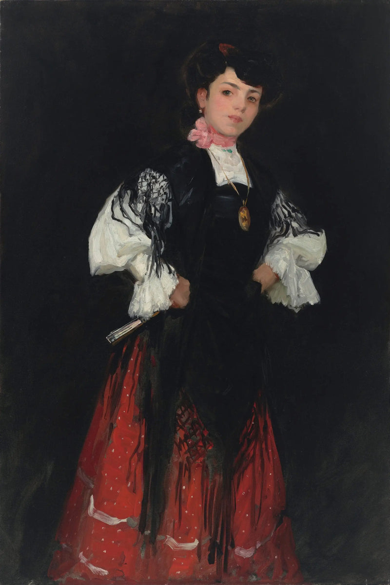 Chica española de Madrid (Una Chula) - Robert Henri