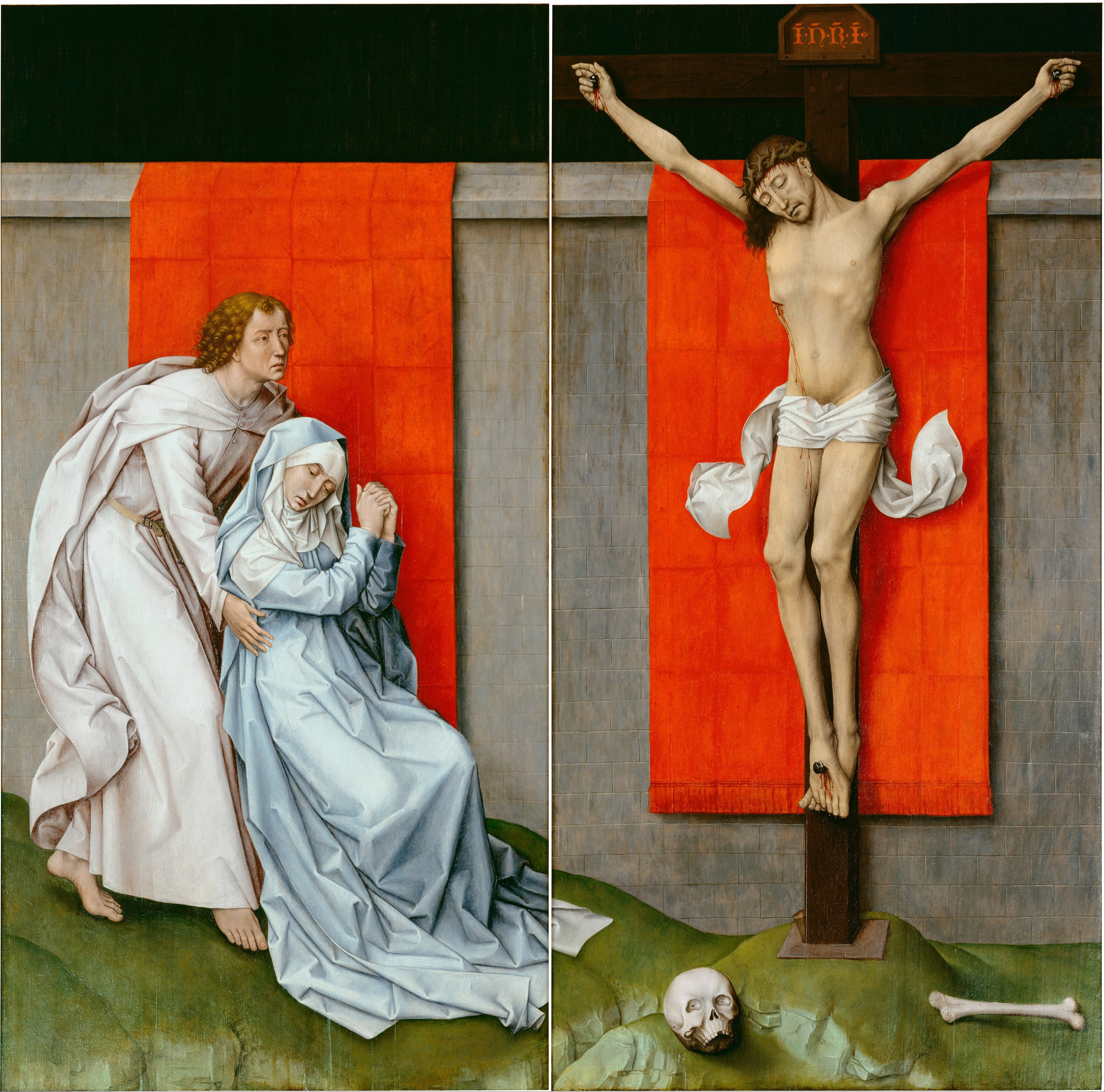 Diptyque du Christ en croix - Rogier van der Weyden - Alpha Reproduction