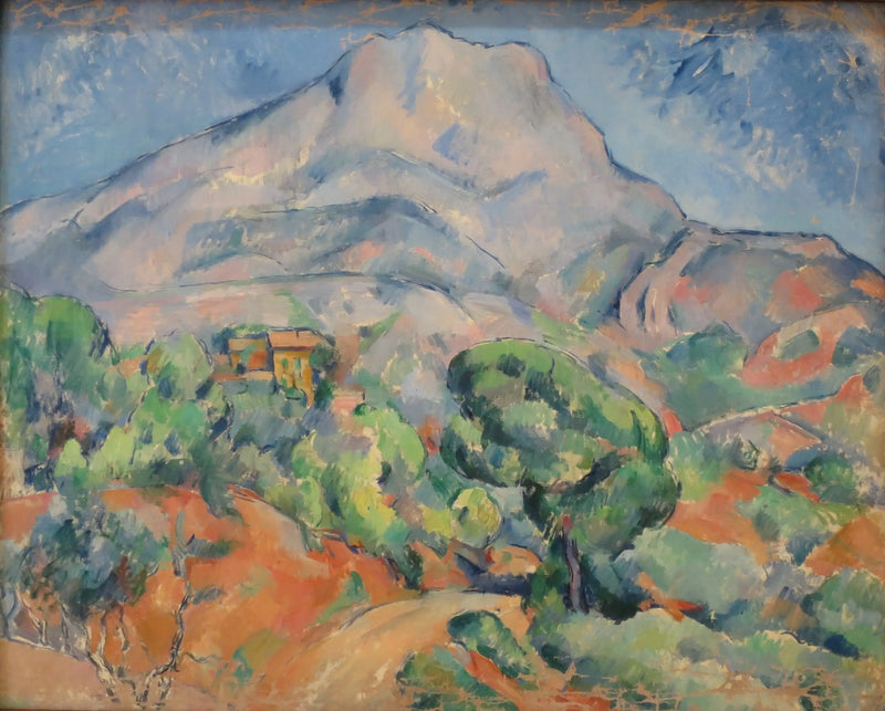 La Montaña Sainte-Victoire sobre la carretera de Tholonet - Paul Cézanne