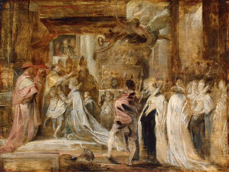 Coronación de María de Médici - Peter Paul Rubens