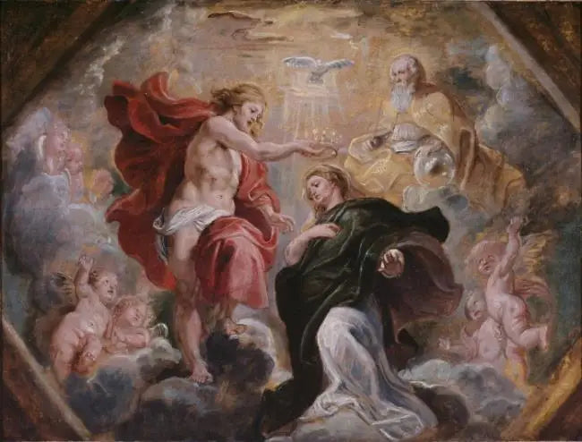 Coronación de la Virgen - Peter Paul Rubens