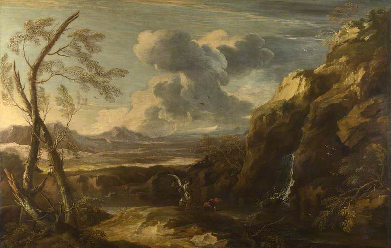 Paysage avec Tobias et l'Ange - Salvator Rosa