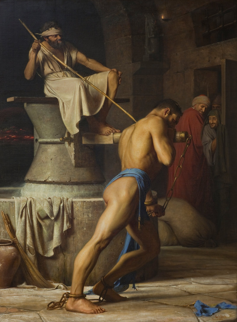 Sansón y los filisteos - Carl Heinrich Bloch