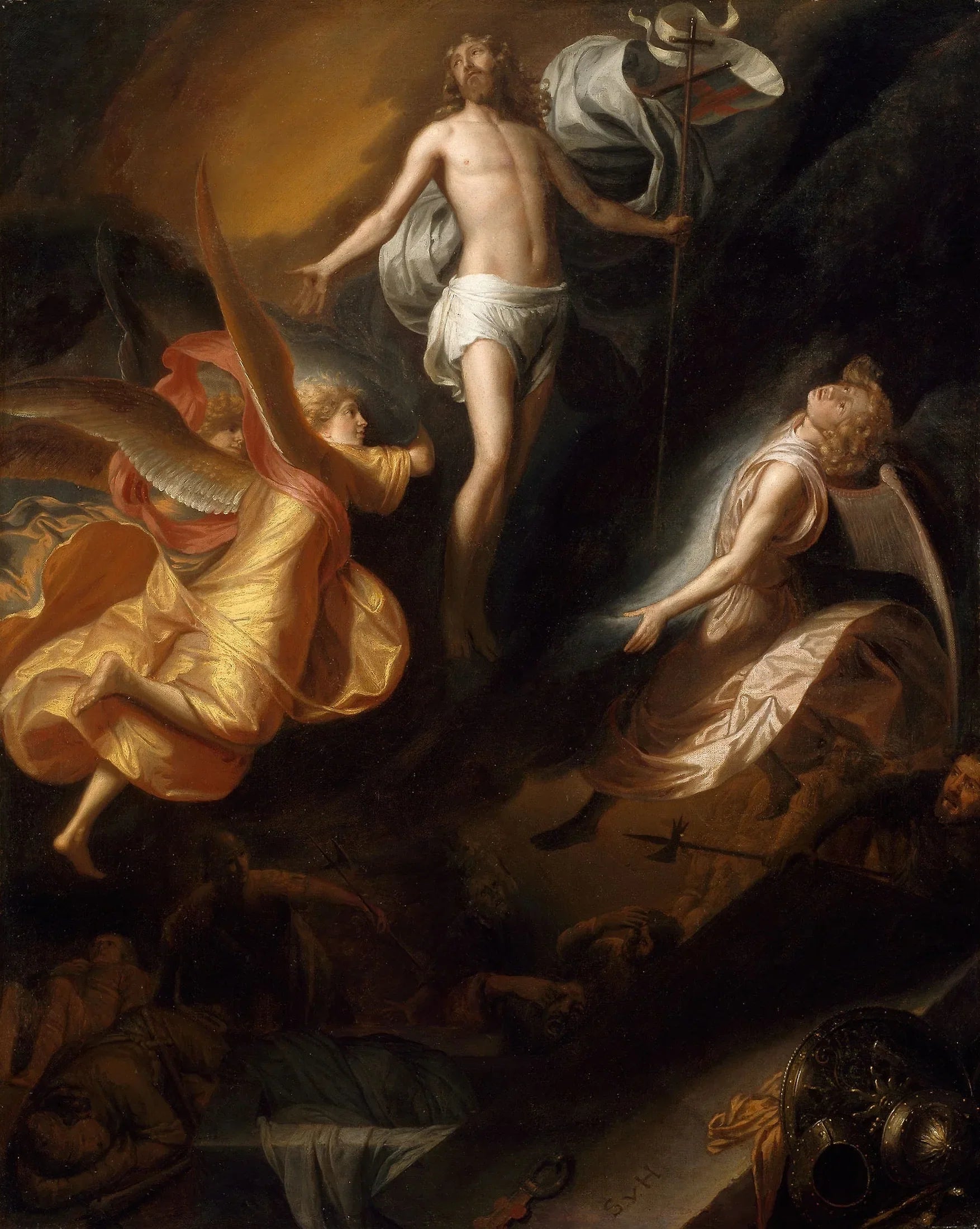 Résurrection du Christ - Samuel van Hoogstraten image 1 tableau peint à l’huile sur toile
