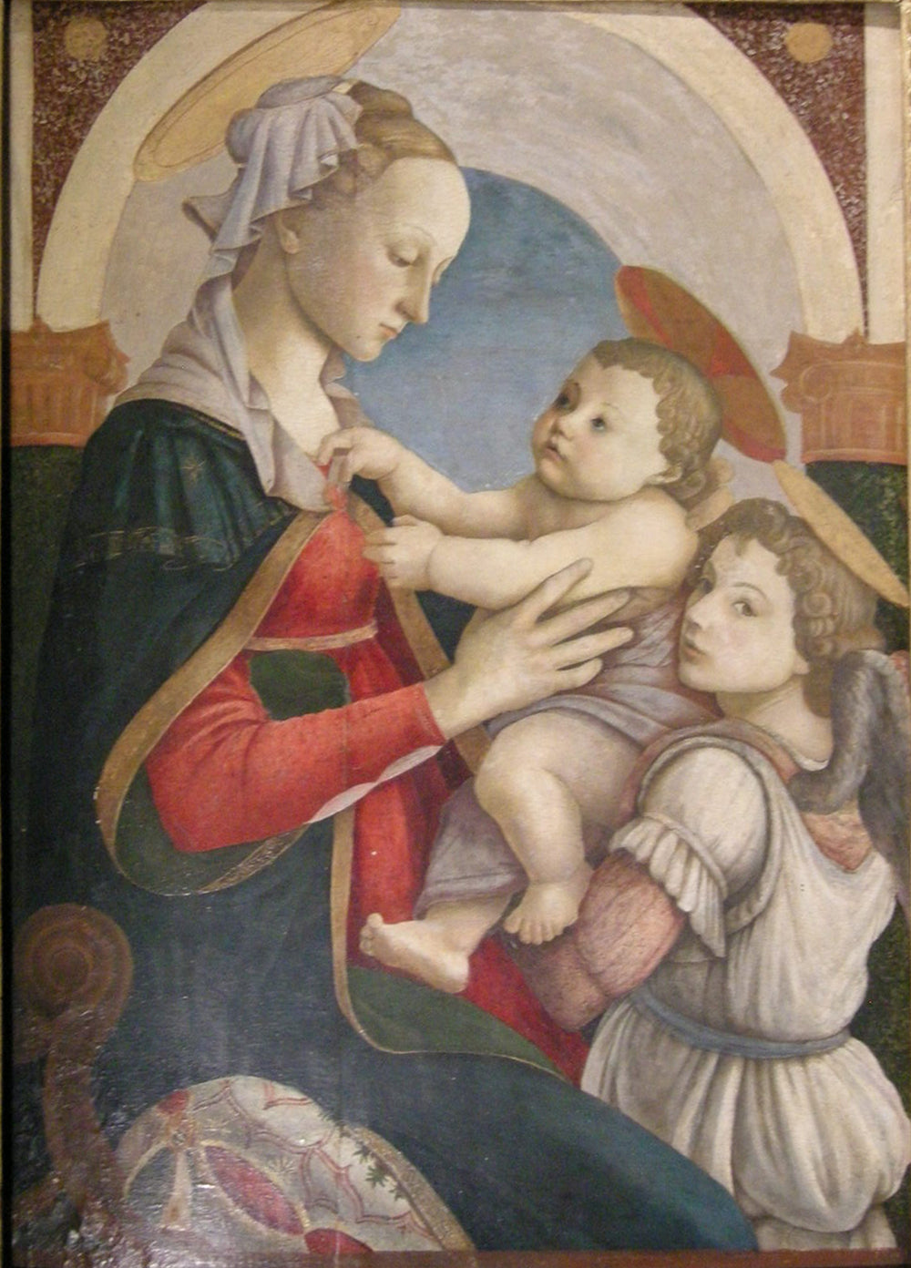 La Vierge à l'Enfant avec un ange - Sandro Botticelli