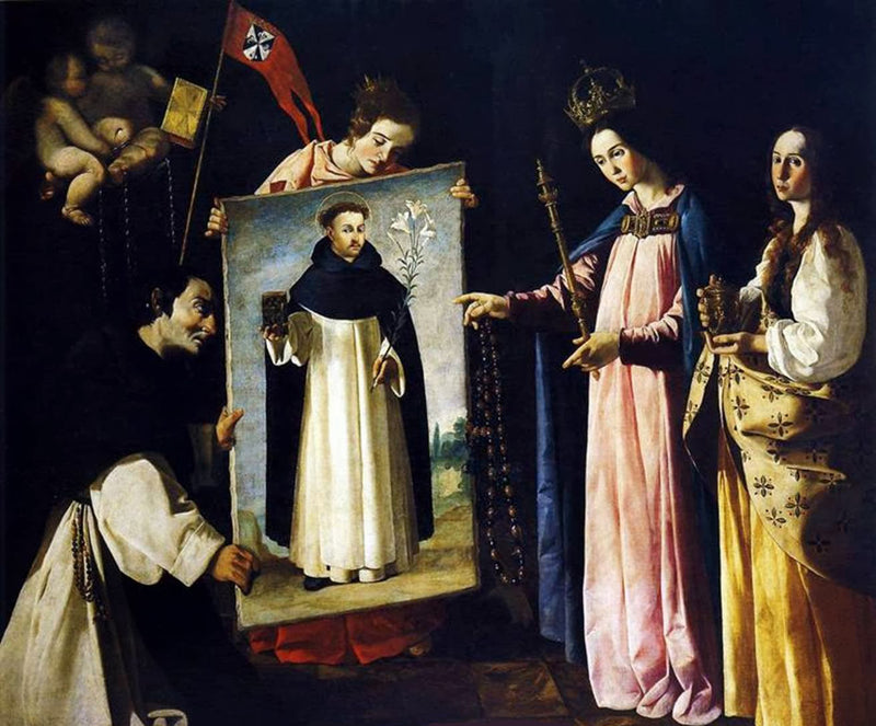 San Domingo en Soriano - Francisco de Zurbarán