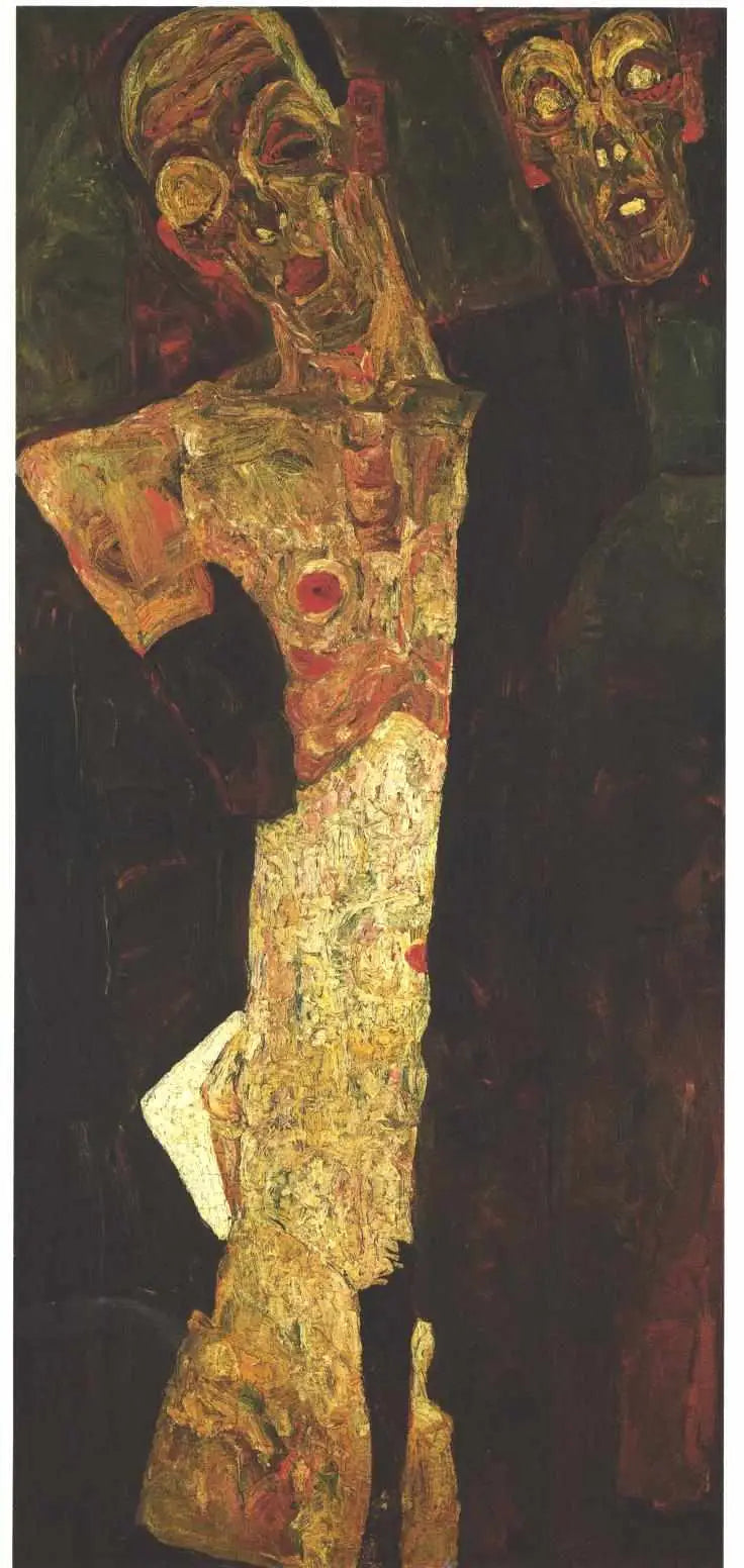 Profetas (Doble Autorretrato) - Egon Schiele