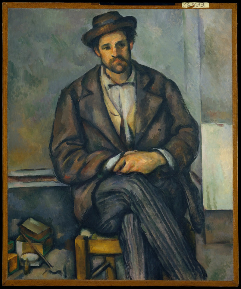 Campesino sentado - Paul Cézanne