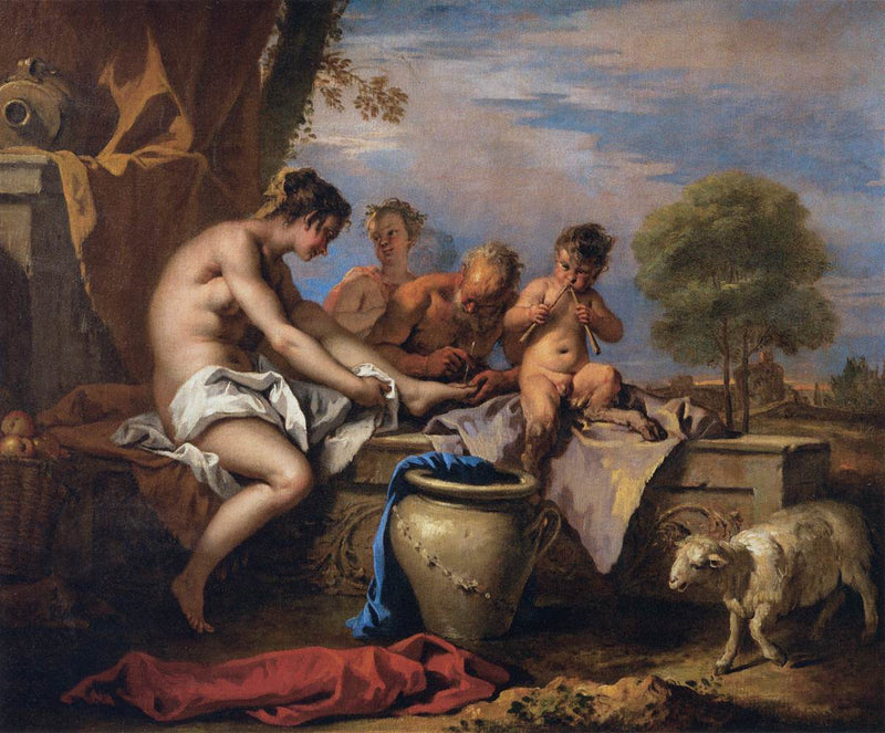 Ninfas y Sátiros - Sebastiano Ricci
