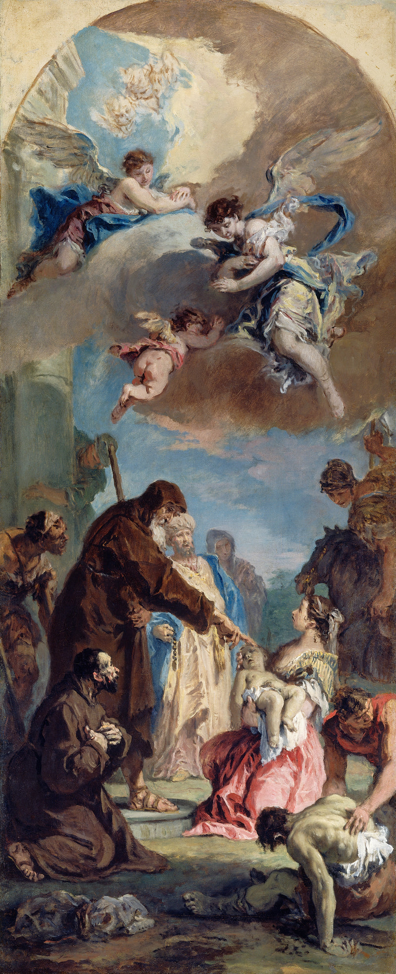 Un milagro de san Francisco de Paula - Sebastiano Ricci