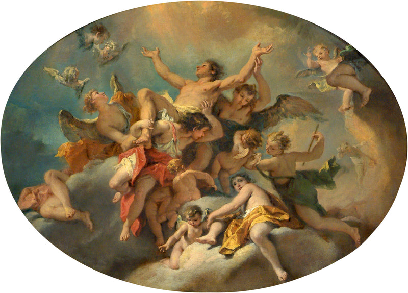 La apoteosis de San Sebastián - Sebastiano Ricci