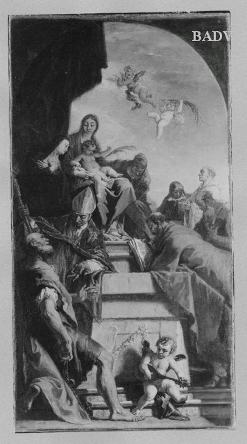 La Madone trônant avec les saints - Sebastiano Ricci - Alpha Reproduction