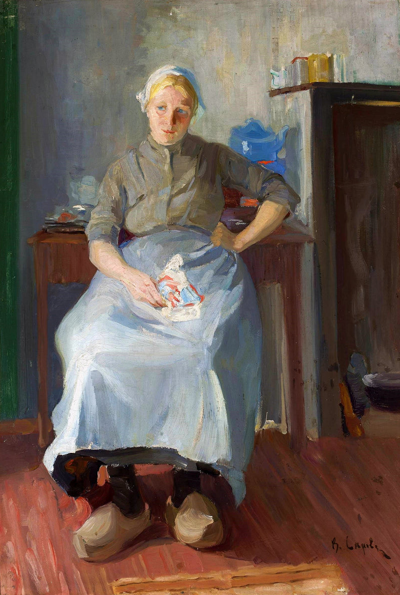 Una mujer bretona. - Valentín Serov