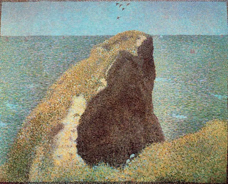 El Pico del Hoc, Grandcamp - Georges Seurat
