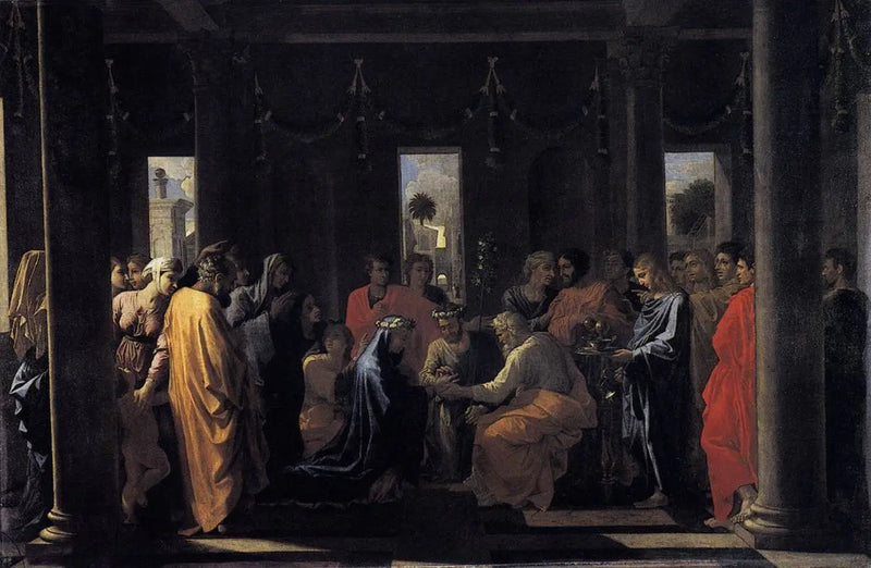 La Santa Cena del matrimonio - Nicolas Poussin
