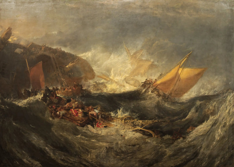 Naufragio de un carguero - J. M. W. Turner