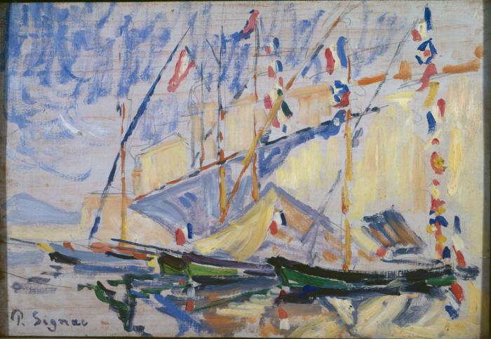 Reproduction du tableau « Saint-Tropez - Paul Signac » par Alpha Reproduction en peinture à l’huile