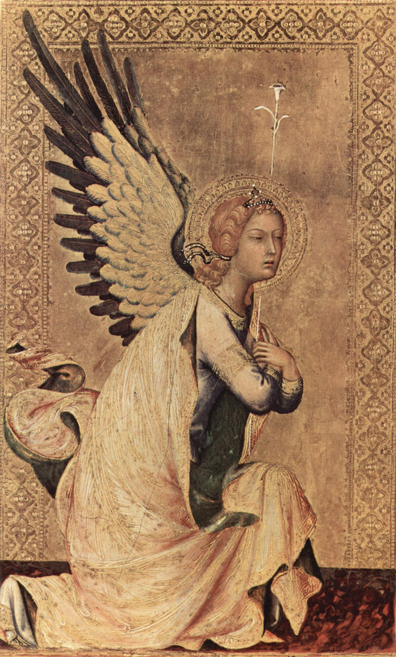Ángel de la Anunciación - Simone Martini