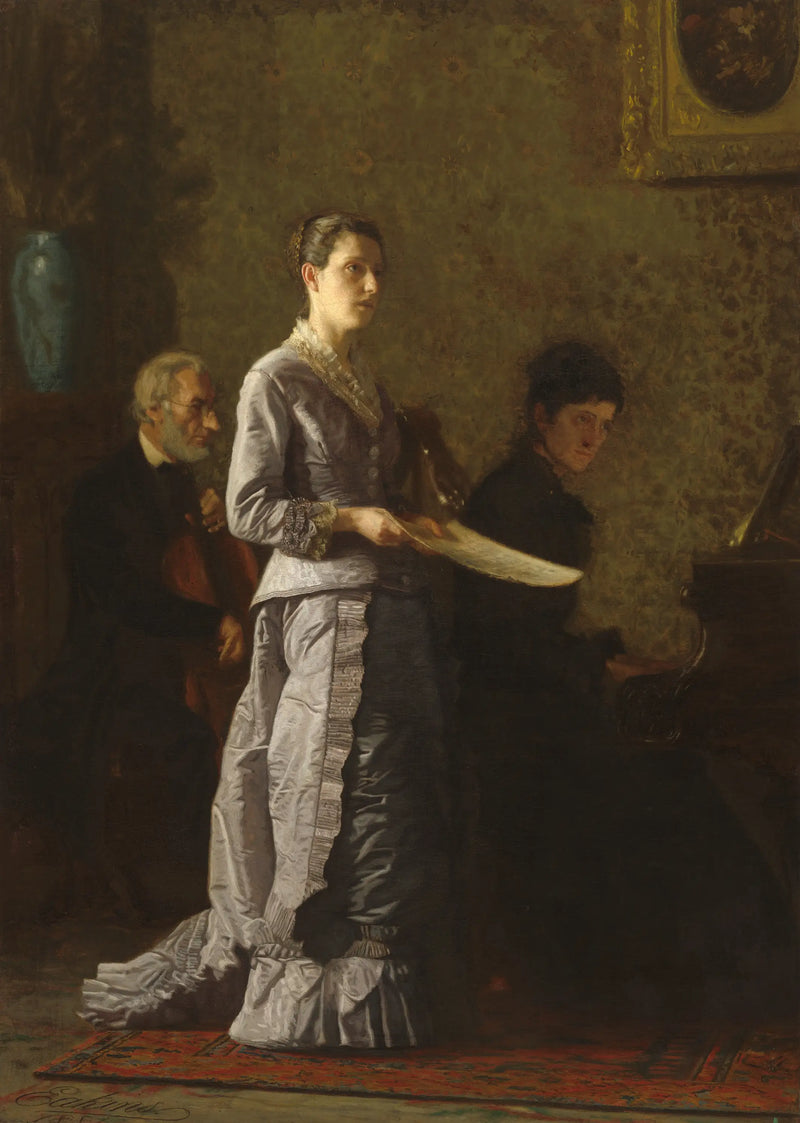 Cantar una canción patética - Thomas Eakins