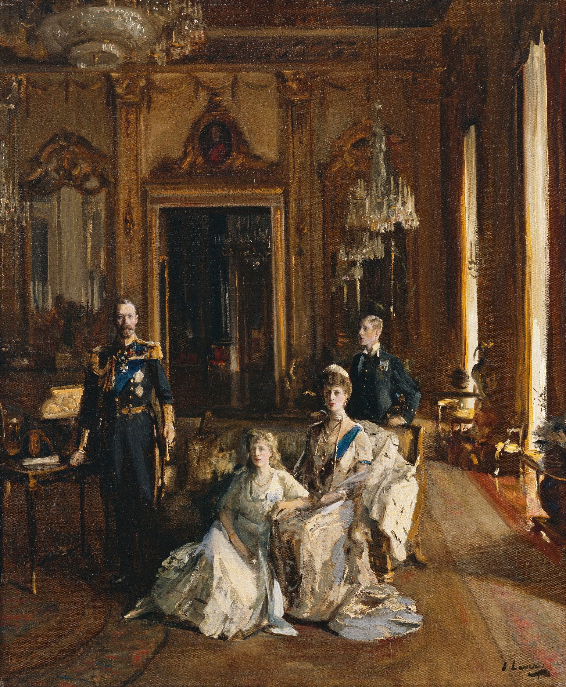 La familia del rey Jorge V - John Lavery