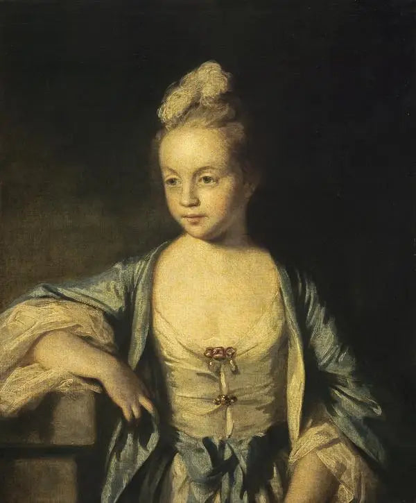Una niña pequeña (quizás Lady Frances Scott, más tarde Lady Douglas, 1750 - 1817) - Joshua Reynolds