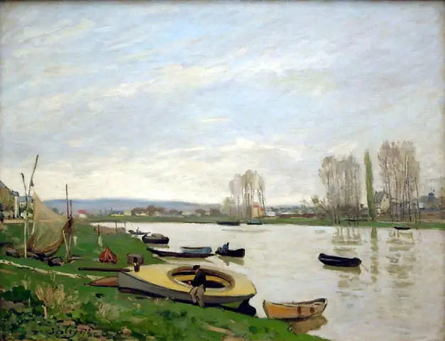 El Sena en Argenteuil (1872) - Alfred Sisley