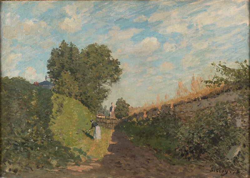 El jardín - Alfred Sisley