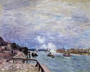El Sena en Grenelle - Alfred Sisley