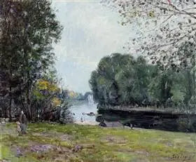 Un Giro del Loing - Verano - Alfred Sisley