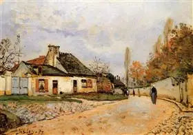 Calle de Vecinos, Louveciennes - Alfred Sisley
