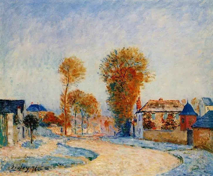 Primera helada blanca - Alfred Sisley