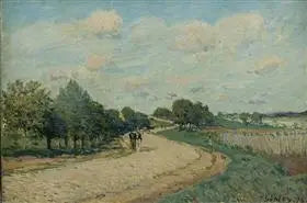 La Ruta de Mantes - Alfred Sisley