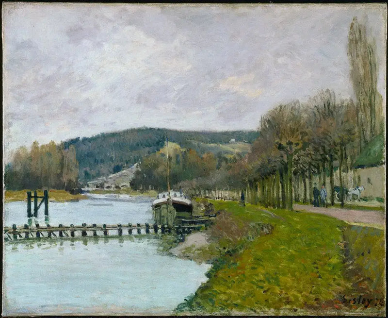 Las colinas de Bougival - Alfred Sisley