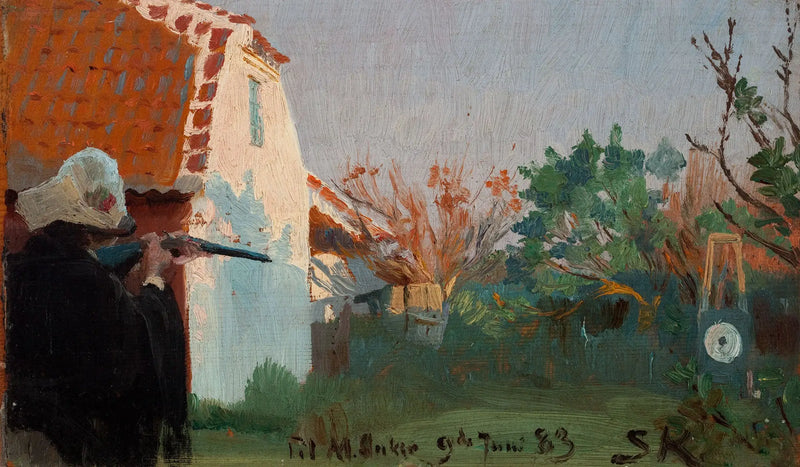 Tiro al plato. 9 de junio de 1883 - Peder Severin Krøyer