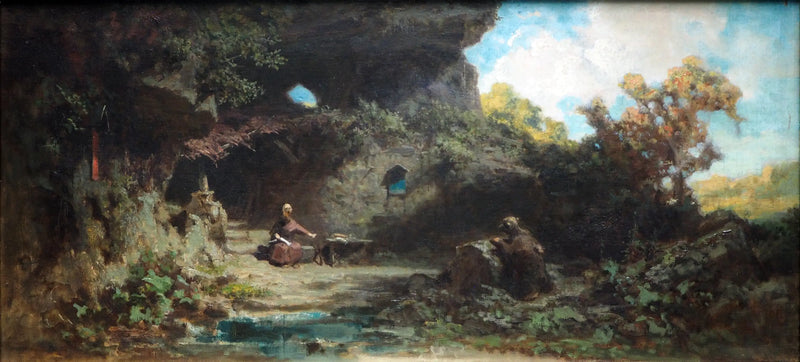 Un ermitaño en las montañas - Carl Spitzweg