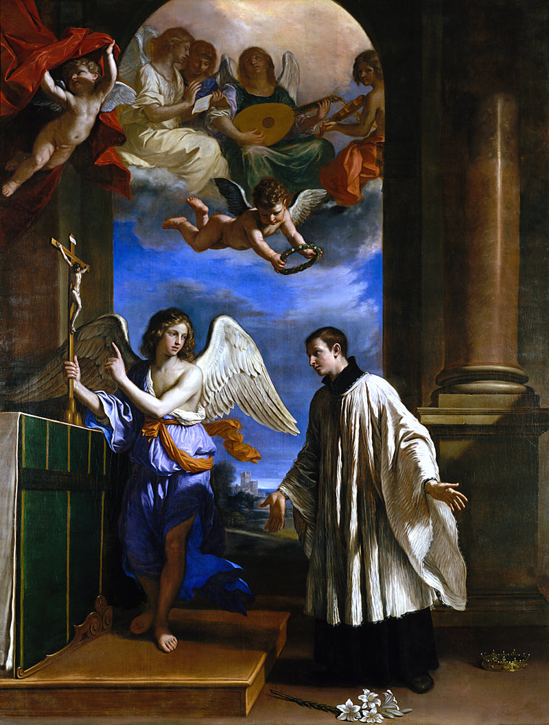 La vocación de san Luis de Gonzaga - Guercino