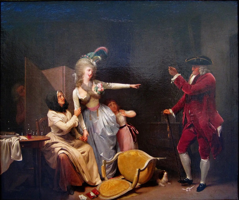 El amante celoso - Louis-Léopold Boilly